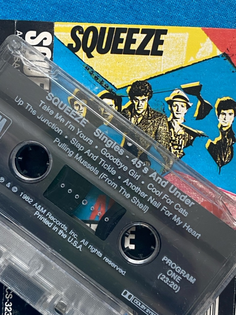70s/80s - Squeeze - Singles - 45's and Under - Cassette Tape *IN WRONG CASE*